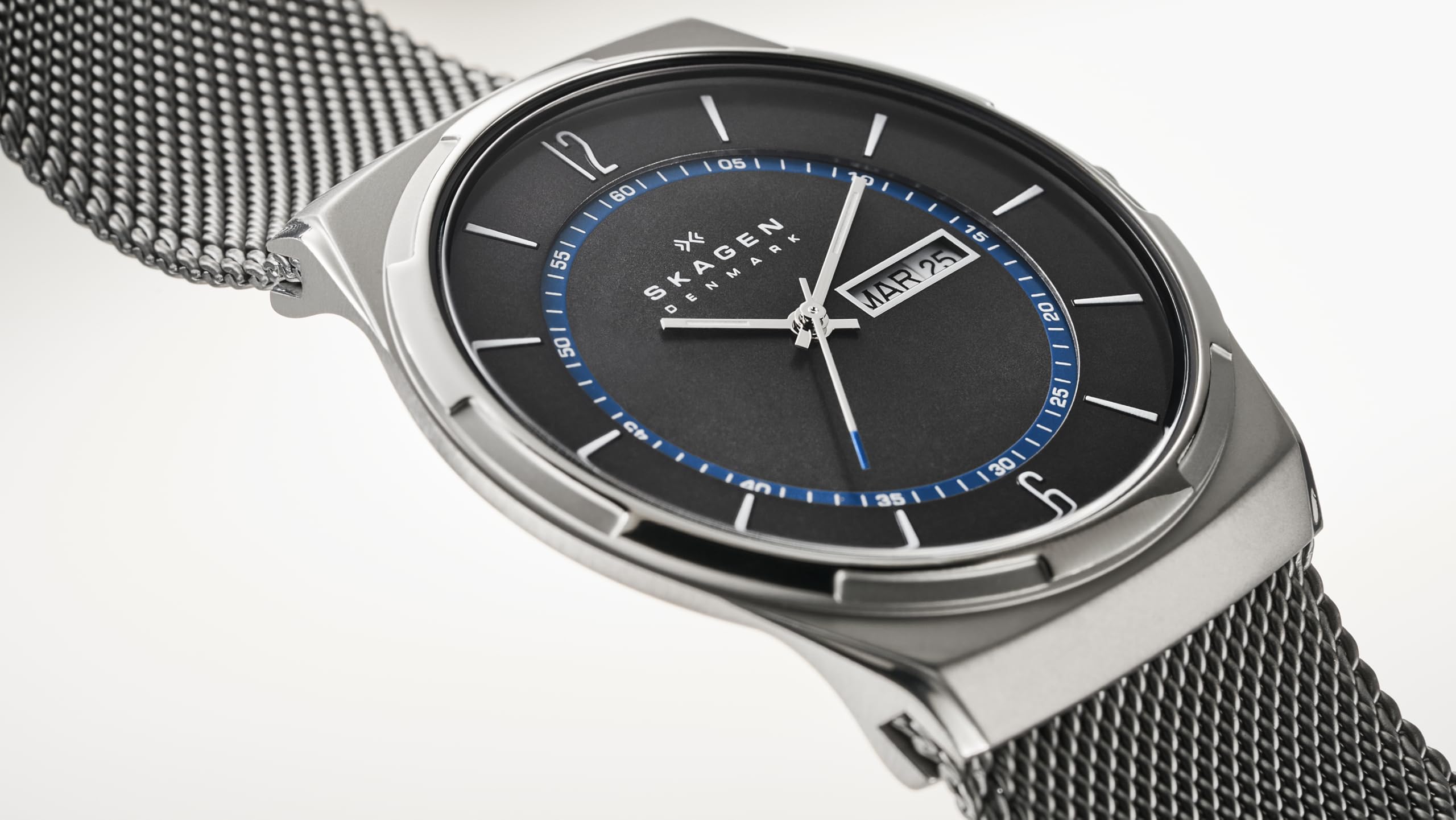 Foto 5 | Reloj Skagen Melbye De Titanio Con Tres Manecillas Para Hombre - Venta Internacional.