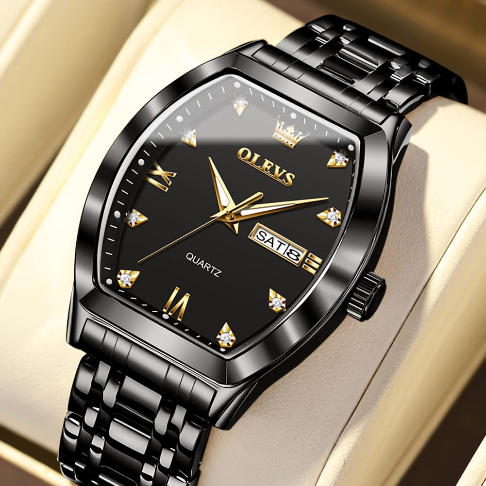 Foto 3 | Reloj Olevs Business Dress Diamond Quartz Impermeable Para Hombre - Venta Internacional.