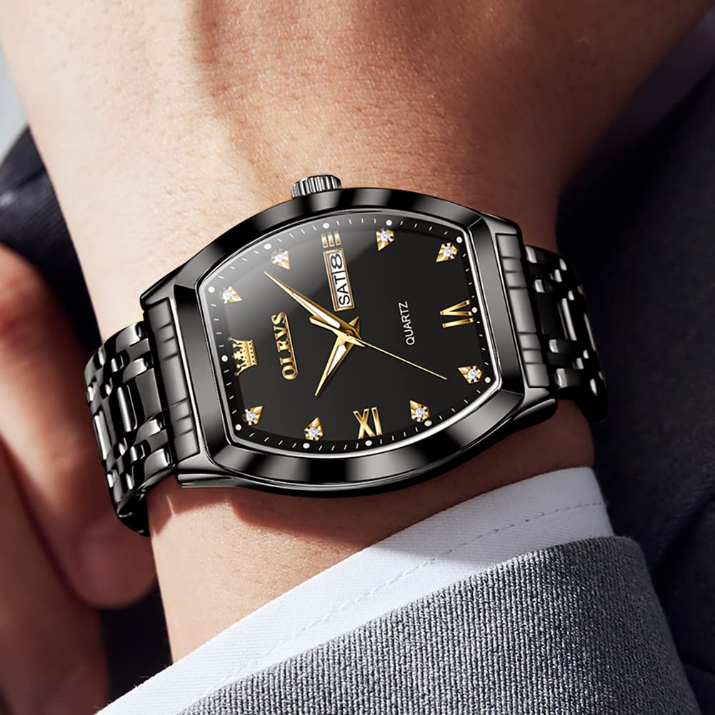 Foto 5 | Reloj Olevs Business Dress Diamond Quartz Impermeable Para Hombre - Venta Internacional.