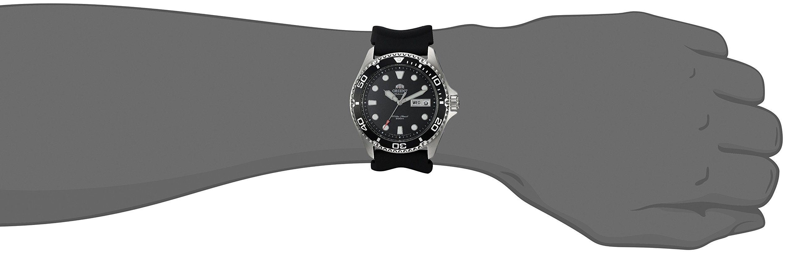 Foto 3 pulgar | Reloj Orient Ray Ii De Goma Faa02007b9 Plateado De 41 Mm - Venta Internacional.