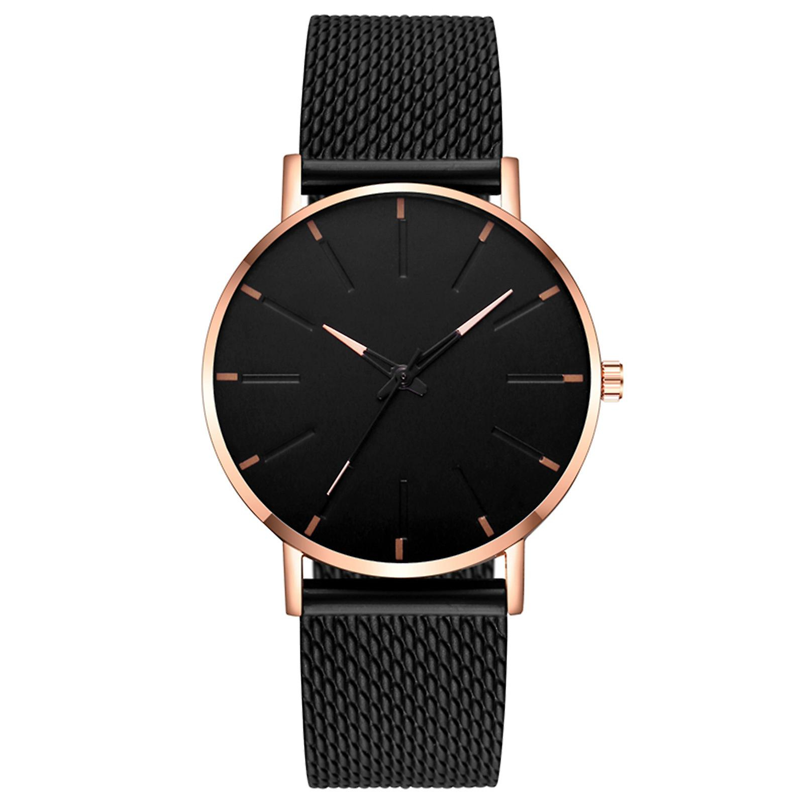 Reloj Huoguo Con Correa De Malla De Cuarzo Ultrafina Para Hombre  Funda De 40 Mm - Venta Internacional.