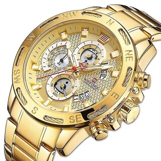 Foto 1 | Reloj Despertador Huoguo Para Hombre Deportivo Impermeable Dorado - Venta Internacional.