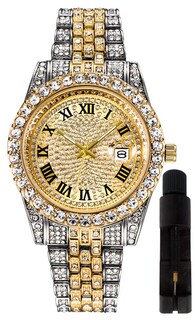 Foto 1 | Reloj Hunruy Hip Hop Iced-out Bling Diamond Luxury Para Hombre - Venta Internacional.