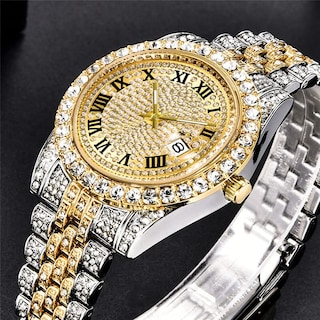 Foto 3 | Reloj Hunruy Hip Hop Iced-out Bling Diamond Luxury Para Hombre - Venta Internacional.
