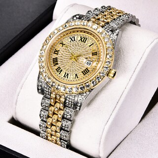 Foto 7 | Reloj Hunruy Hip Hop Iced-out Bling Diamond Luxury Para Hombre - Venta Internacional.