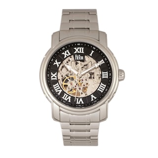 Foto 1 | Reloj Reign Kahn Con Esfera Automática Tipo Esqueleto De 45 Mm Color Negro - Venta Internacional.