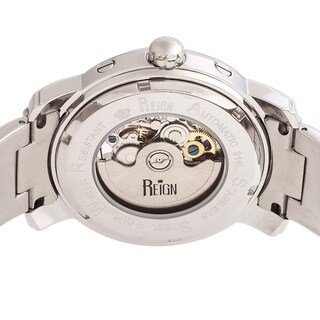 Foto 4 | Reloj Reign Kahn Con Esfera Automática Tipo Esqueleto De 45 Mm Color Negro - Venta Internacional.