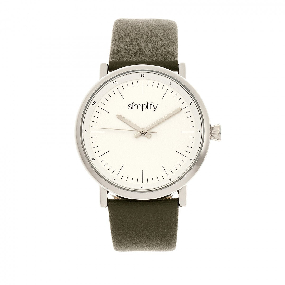Foto 3 pulgar | Reloj Simplify The 6200 Con Correa De Piel Gris/marrón Para Hombre - Venta Internacional.