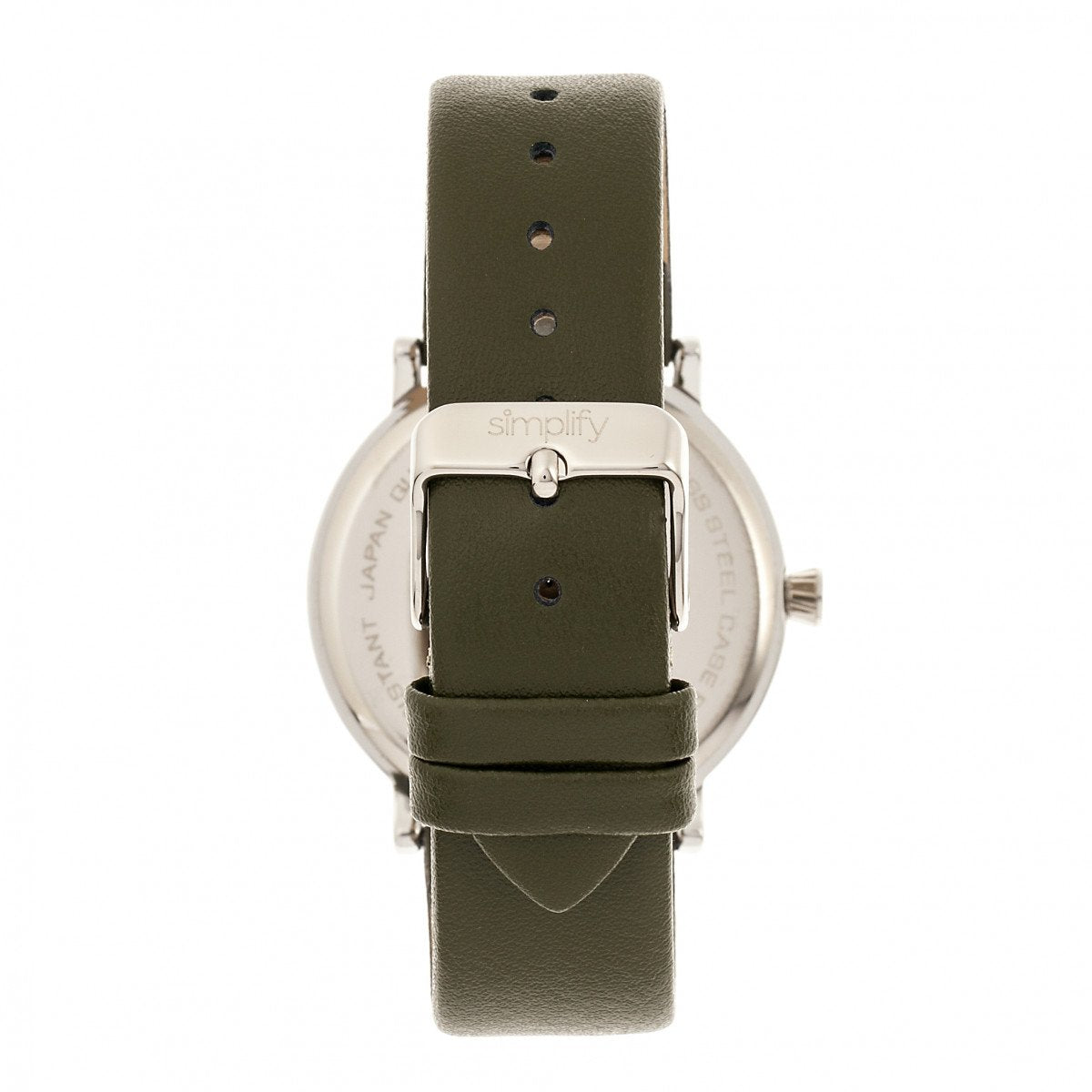 Foto 4 pulgar | Reloj Simplify The 6200 Con Correa De Piel Gris/marrón Para Hombre - Venta Internacional.