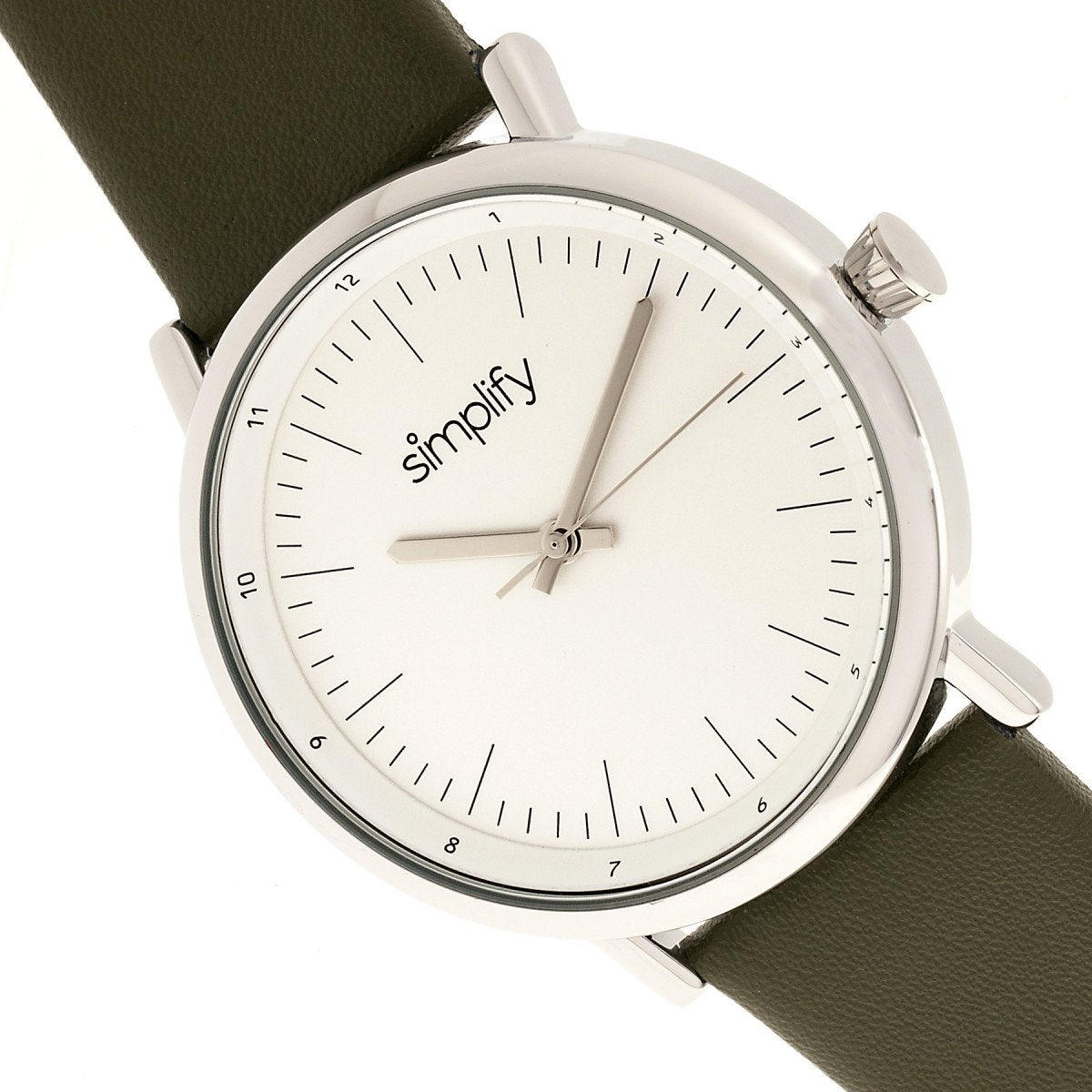 Foto 5 pulgar | Reloj Simplify The 6200 Con Correa De Piel Gris/marrón Para Hombre - Venta Internacional.