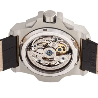 Foto 4 | Reloj Reign Commodus Automatic Skeleton Leather Plateado - Venta Internacional.