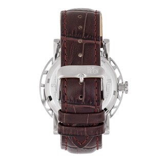 Foto 2 | Reloj Reign Stavros Automatic Para Hombre Caja Plateada De 44 Mm - Venta Internacional.