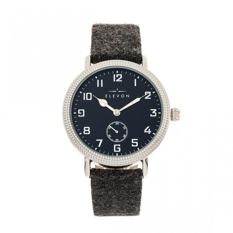Reloj Elevon Northrop Con Correa De Piel Revestida De Lana  Color Carbón/azul Marino - Venta Internacional.