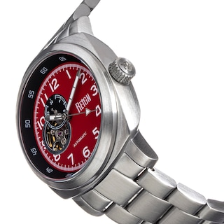 Foto 2 | Pulsera Watch Reign Impaler Semi-skeleton Roja/plateada - Venta Internacional.