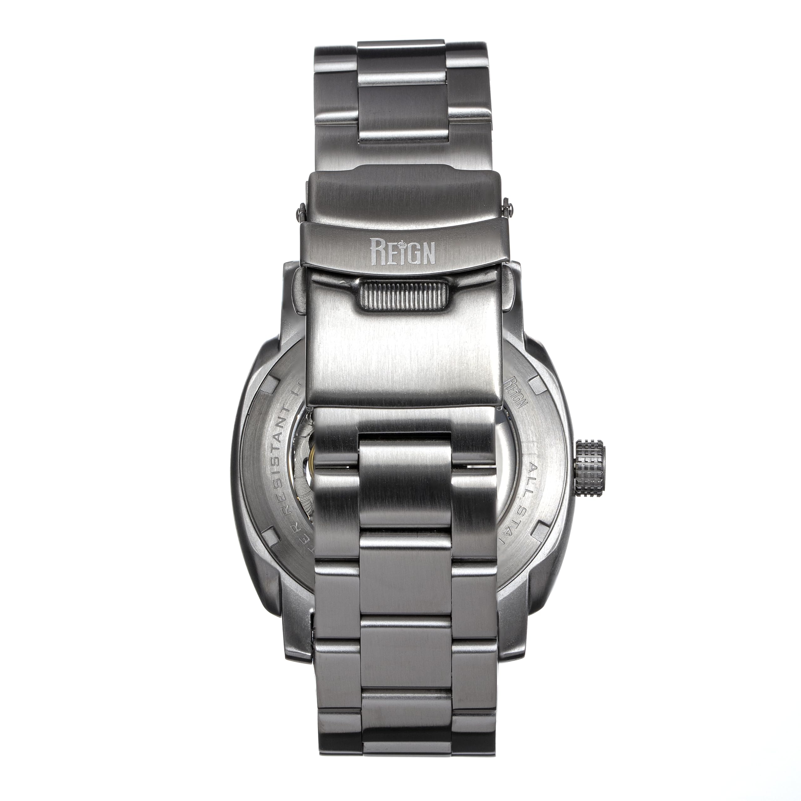 Foto 4 pulgar | Pulsera Watch Reign Impaler Semi-skeleton Roja/plateada - Venta Internacional.