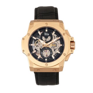 Foto 1 | Reloj Reign Commodus Automatic Skeleton En Oro Rosa/negro - Venta Internacional.