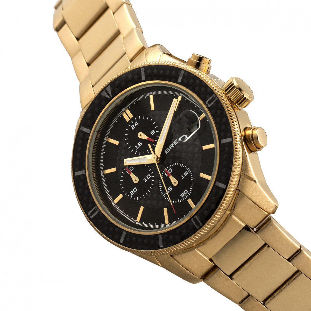 Foto 8 pulgar | Reloj Breed Maverick Chronograph Para Hombre Con Fecha - Dorado - Venta Internacional.