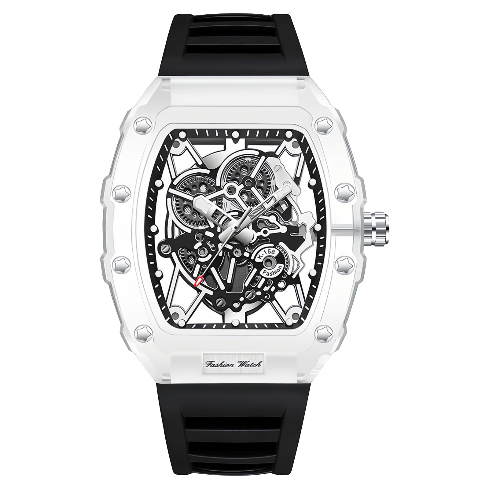 Reloj Gosasa Fashion Hollowed Tonneau Transparente Para Hombre - Venta Internacional.