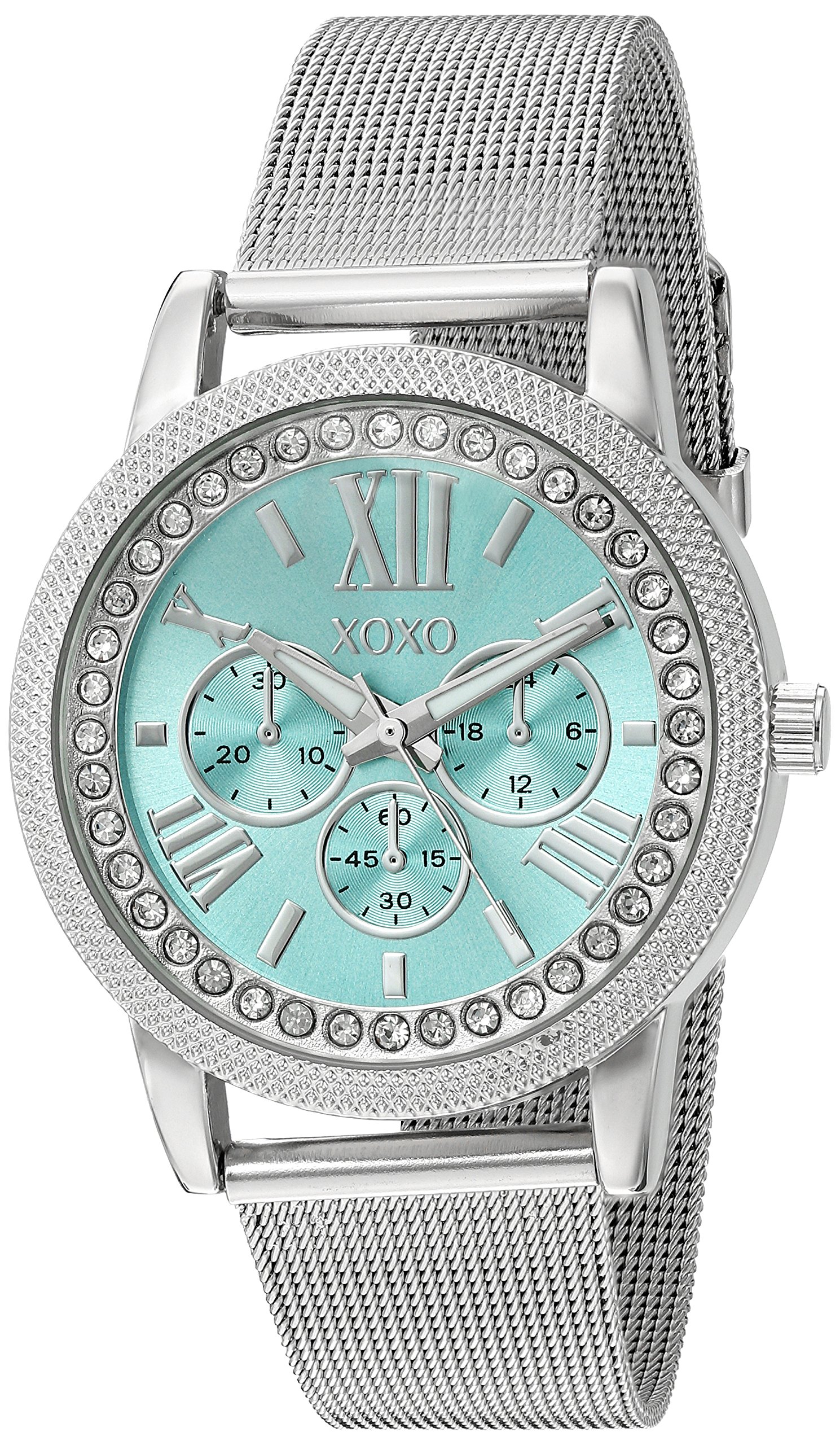 Foto 2 pulgar | Venta Internacional - Reloj Xoxo Accutime con Caja Plateada Analógica para Mujer