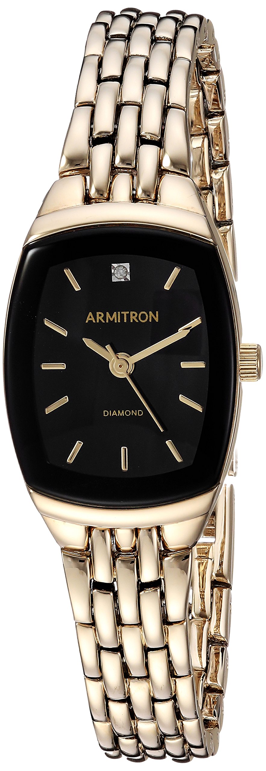 Venta Internacional - Reloj Armitron 75/5195bkgp Para Mujer Con Detalles En Forma De Diamante