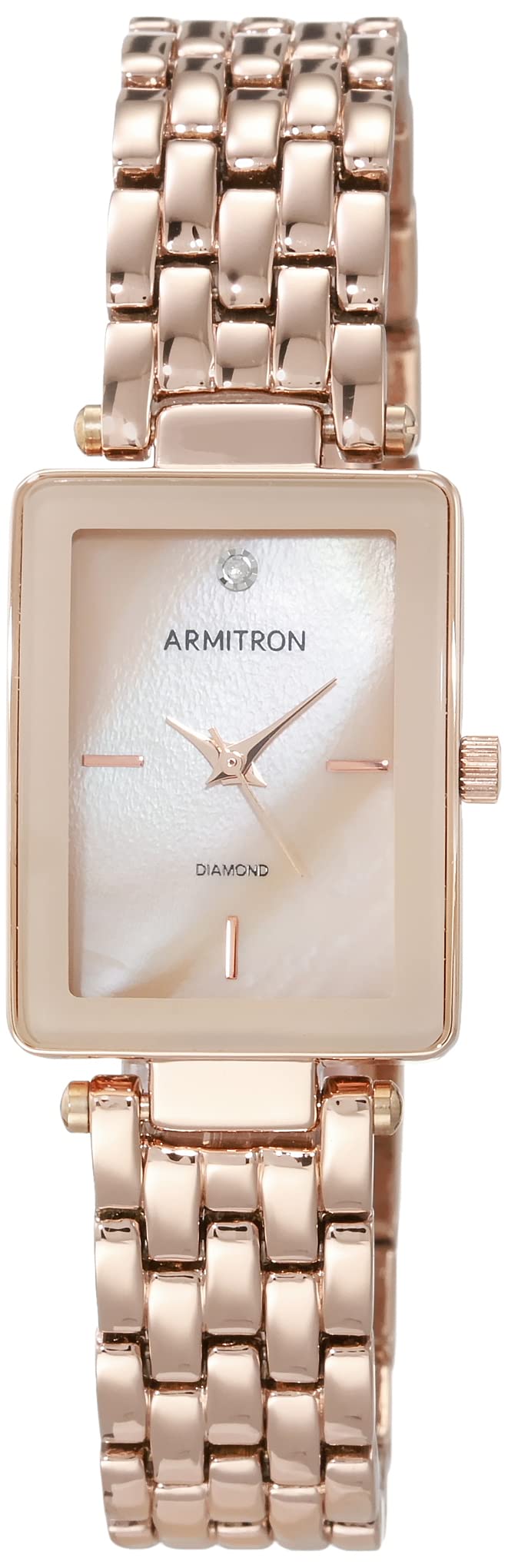 Foto 2 pulgar | Venta Internacional - Reloj Armitron Para Mujer Con Esfera De Diamante Genuino, Oro Rosa