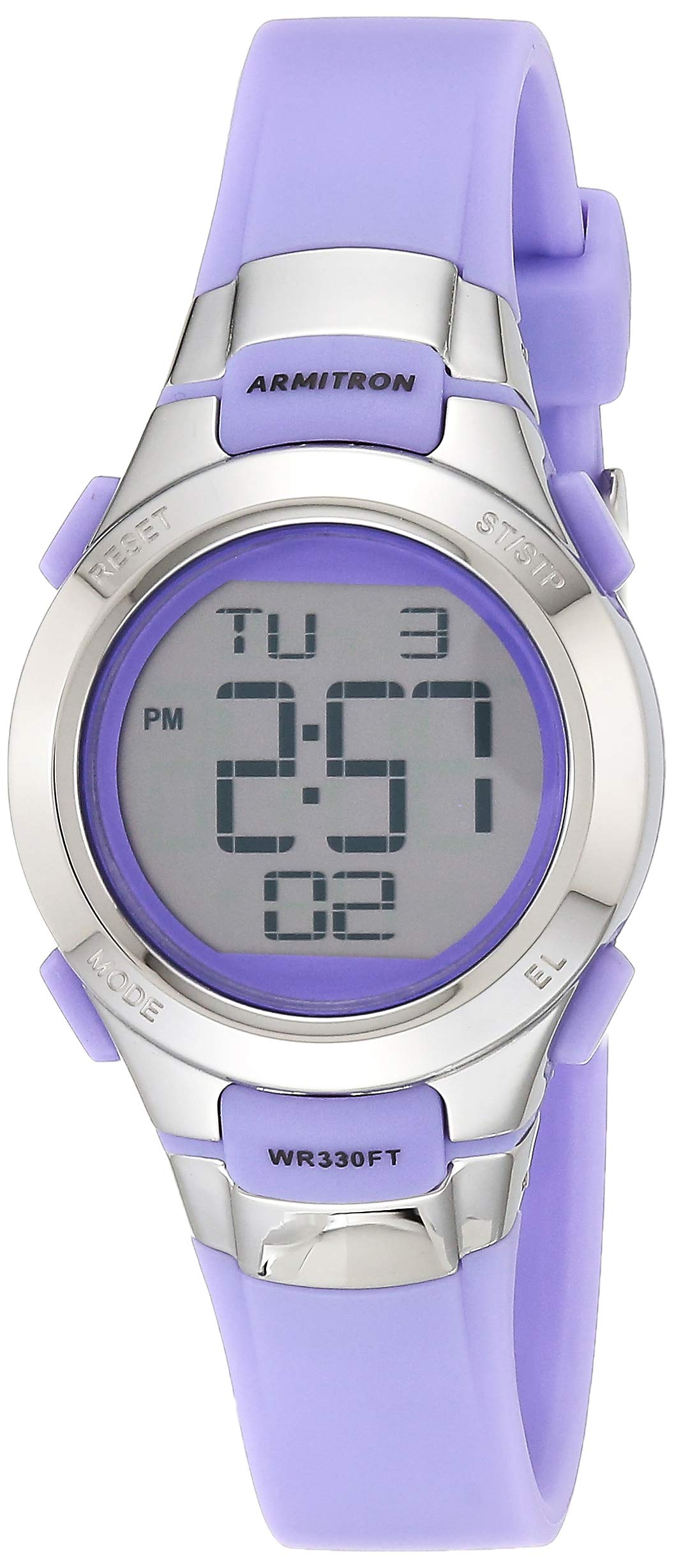 Foto 2 pulgar | Venta Internacional - Reloj Armitron Sport 45/7012prsv en Tono Morado y Plateado