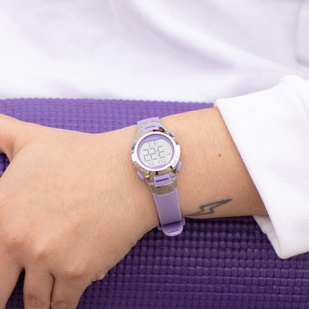 Foto 3 pulgar | Venta Internacional - Reloj Armitron Sport 45/7012prsv en Tono Morado y Plateado