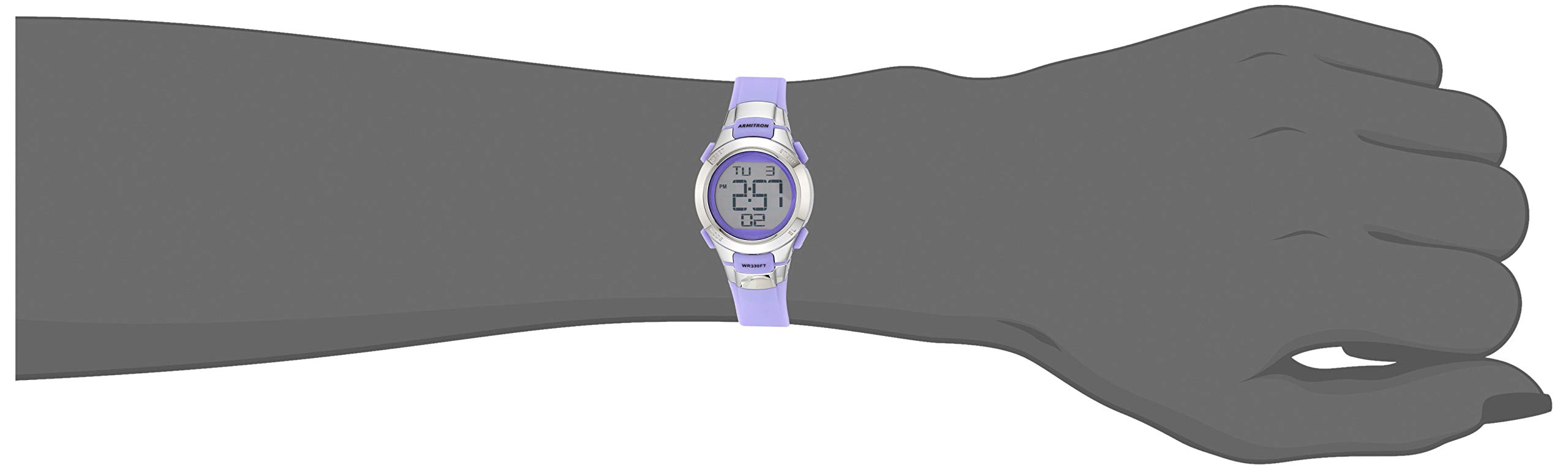 Foto 4 pulgar | Venta Internacional - Reloj Armitron Sport 45/7012prsv en Tono Morado y Plateado