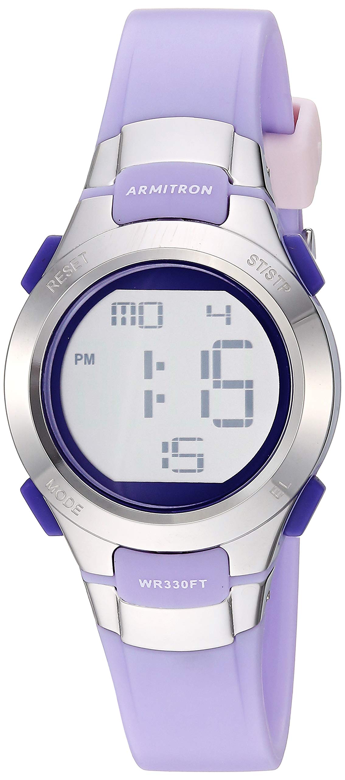 Foto 2 pulgar | Reloj Armitron Sport Chrono Digital Plateado para Mujer - Venta Internacional