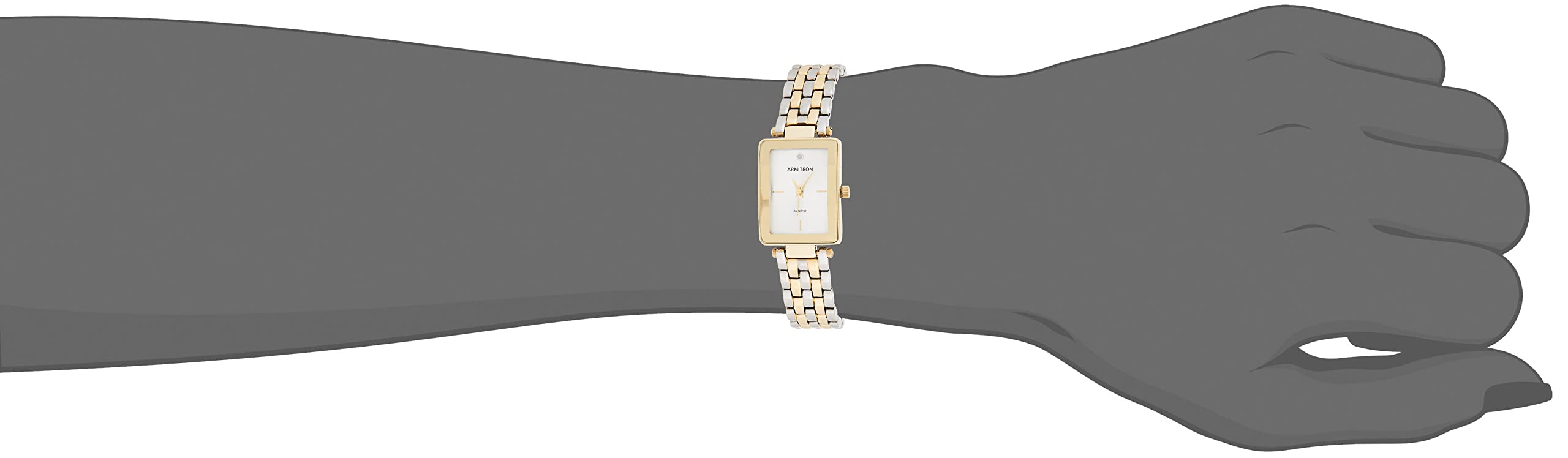 Foto 4 | Venta Internacional - Reloj para Mujer Armitron Rectangular con Esfera de Diamante