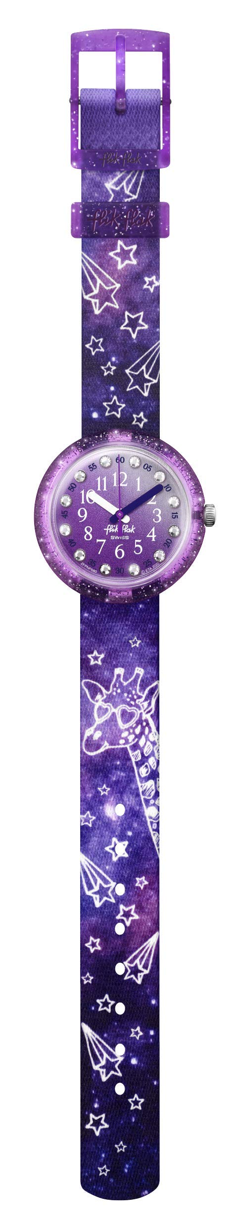 Foto 1 | Venta Internacional - Reloj Infantil Flik Flak Giraxus Zfpnp080  Morado