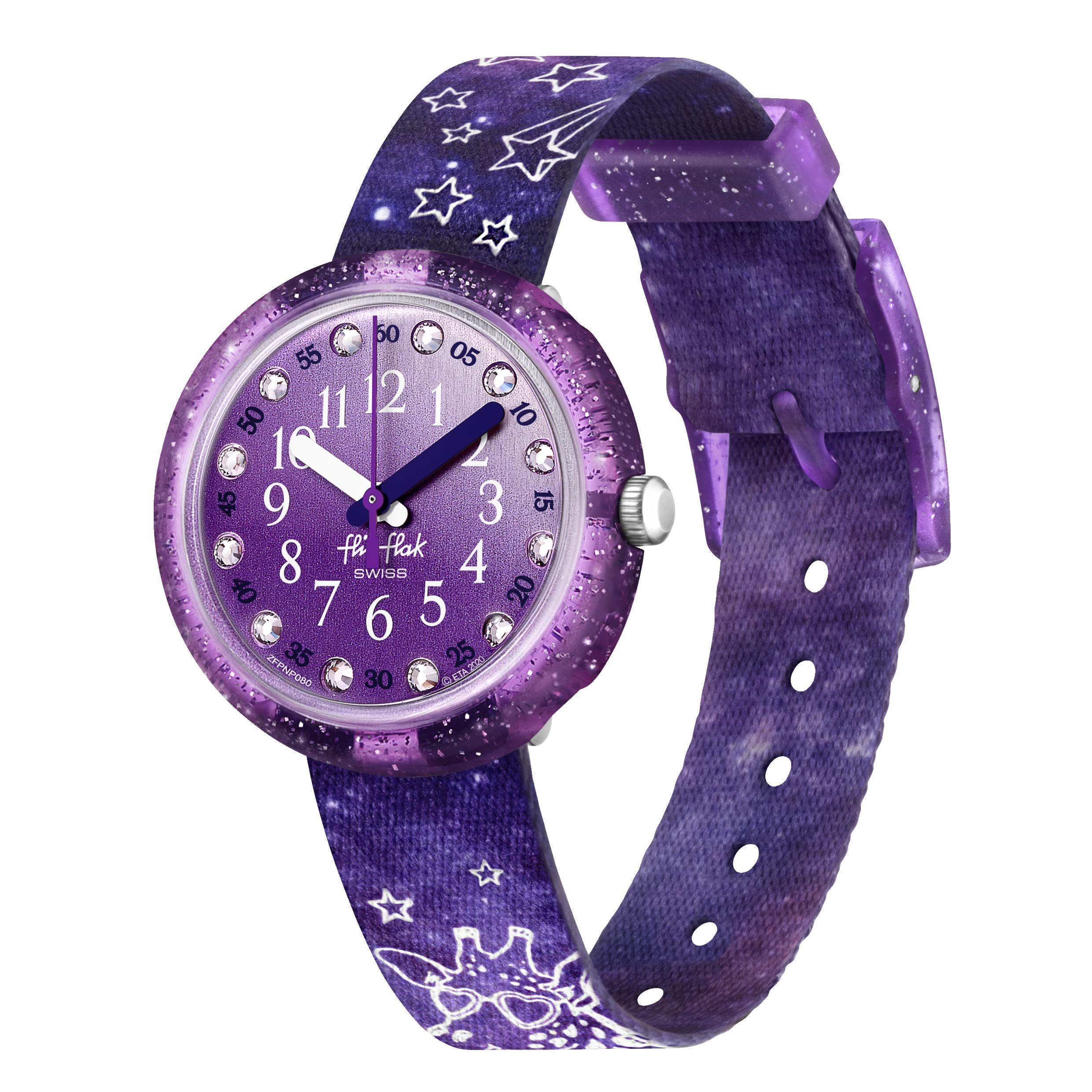 Foto 3 | Venta Internacional - Reloj Infantil Flik Flak Giraxus Zfpnp080  Morado