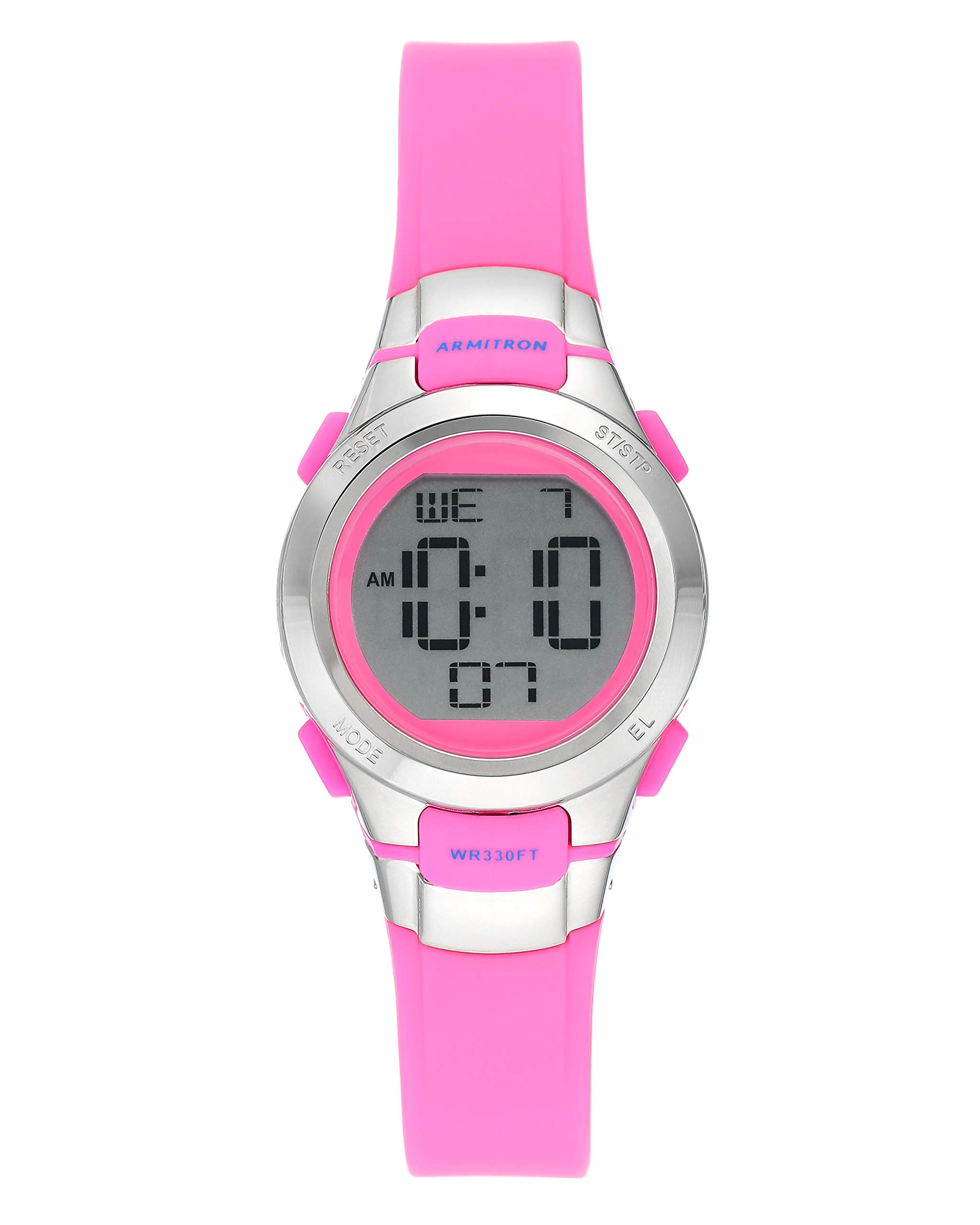 Foto 2 pulgar | Venta Internacional - Reloj Armitron Sport Chrono Digital Tono Plateado para Mujer