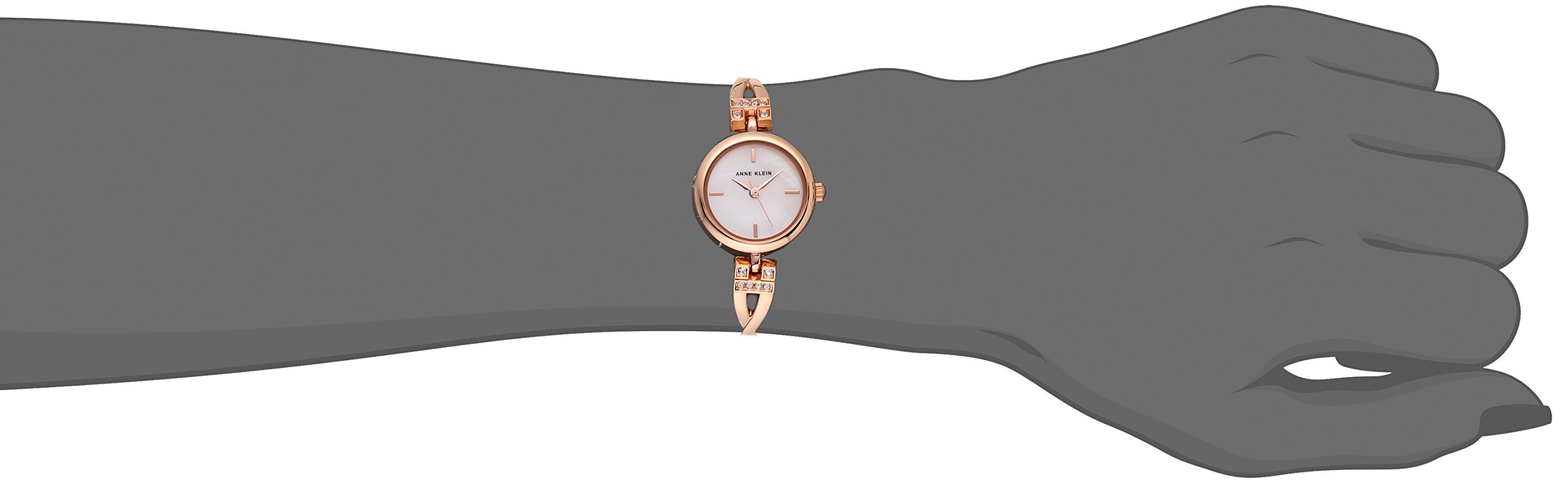 Foto 4 pulgar | Venta Internacional - Reloj Anne Klein Premium Con Detalles De Cristal Rosa