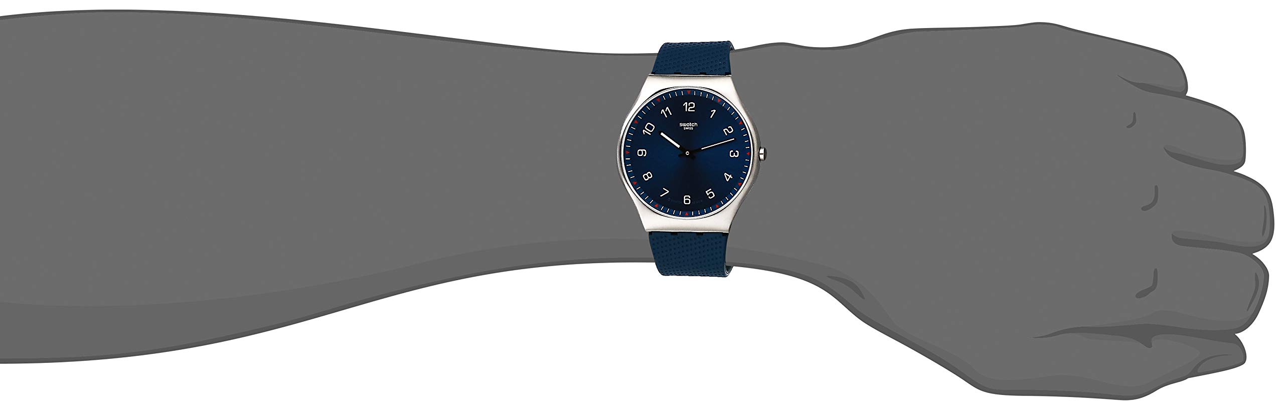 Foto 4 pulgar | Reloj Swatch Skinnavy Unisex de 42mm con Funda Resistente al Agua