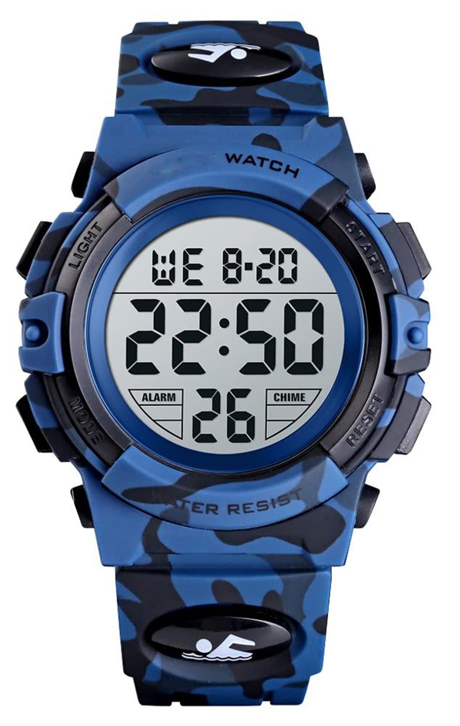 Venta Internacional - Reloj Mastop Led Digital Sports, Correa De Camuflaje Impermeable