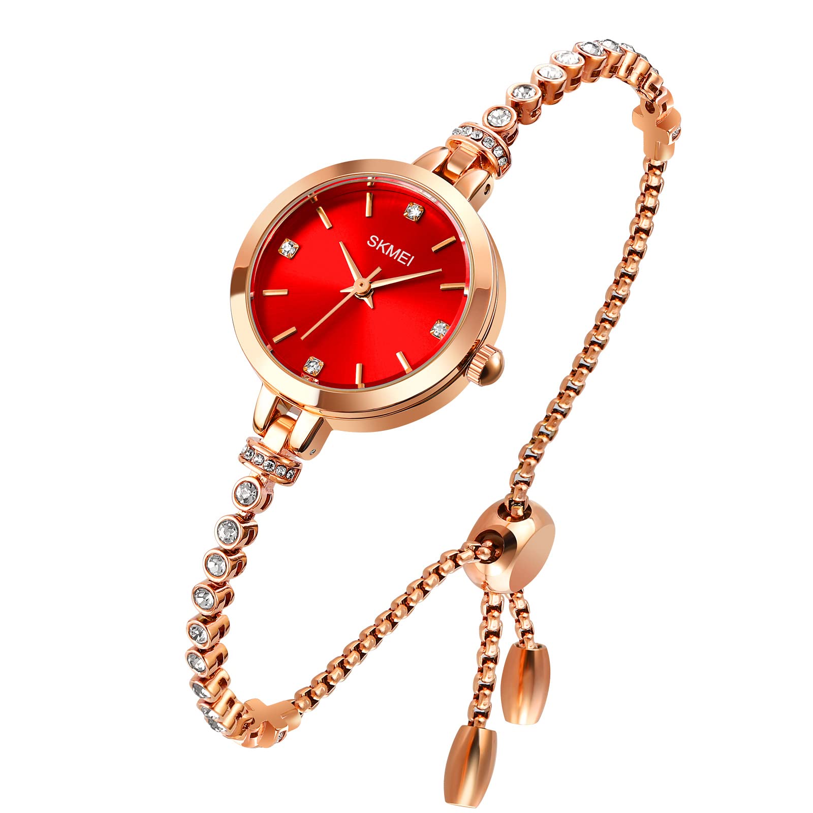 Venta Internacional - Reloj Tonnier Fashion Quartz Para Mujer Con Brazalete De Strass