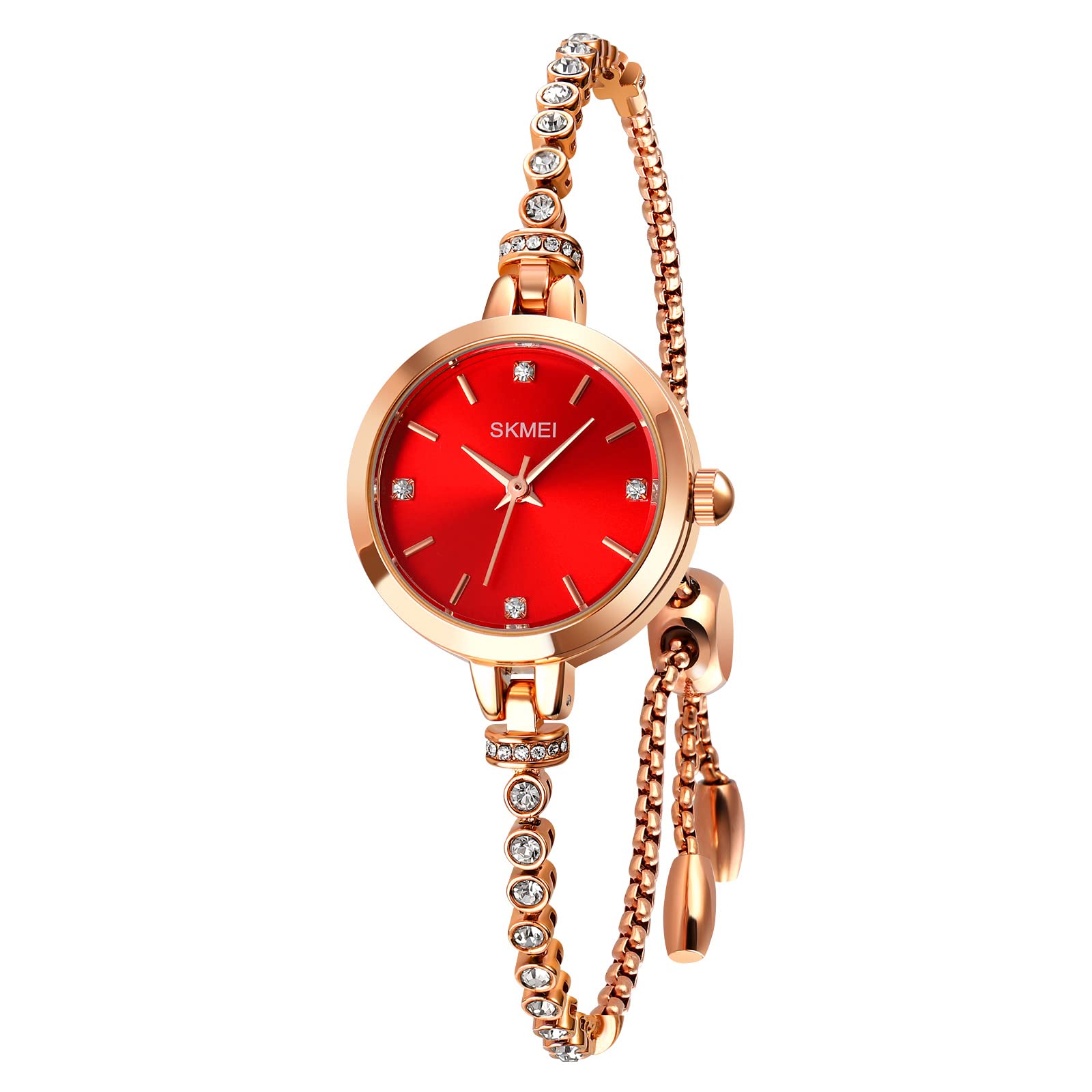 Foto 3 pulgar | Venta Internacional - Reloj Tonnier Fashion Quartz Para Mujer Con Brazalete De Strass