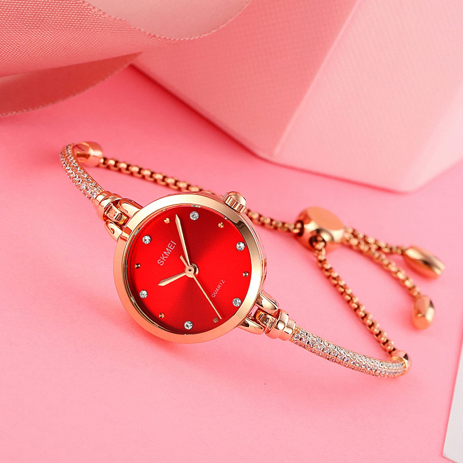 Foto 8 pulgar | Venta Internacional - Reloj De Pulsera Skmei Para Mujer, De Cuarzo, Moderno Y Resistente Al Agua