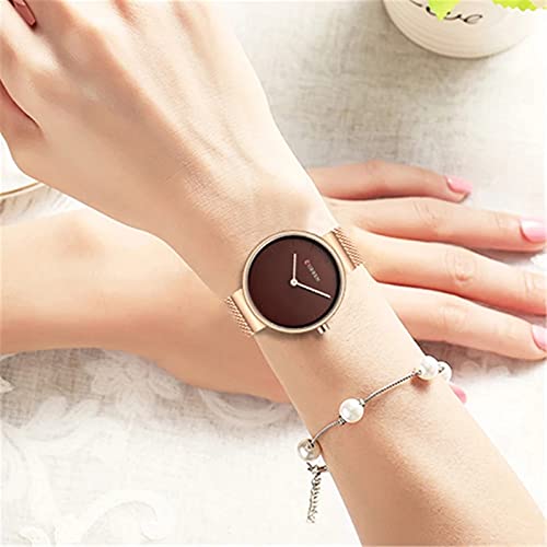 Foto 4 pulgar | Venta Internacional - Reloj Carlien Fashion Simple, Cuarzo, Acero Inoxidable, Para Mujer