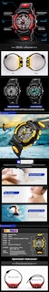 Foto 8 | Venta Internacional - Reloj Deportivo Skmei 1163 Led De Cuarzo Japonés, 50 M, Resistente Al Agua