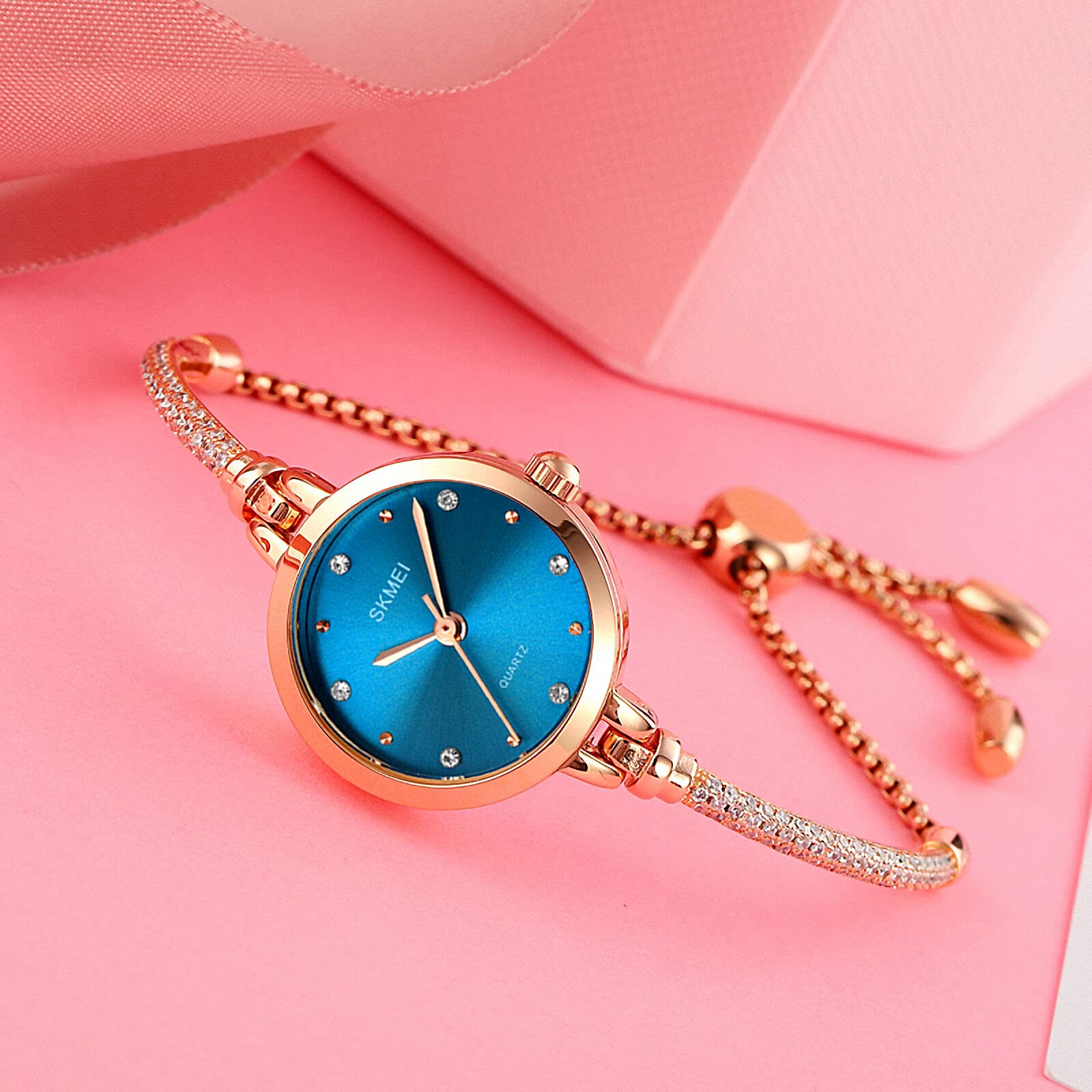 Foto 2 | Venta Internacional - Reloj De Pulsera Skmei Para Mujer, De Cuarzo, Moderno Y Resistente Al Agua