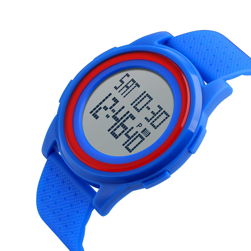 Foto 4 pulgar | Venta Internacional - Reloj Digital Alcadan Para Hombre, Impermeable, Ultrafino, Azul