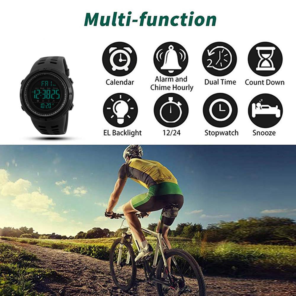 Foto 7 pulgar | Venta Internacional - Reloj Multifunción Tonnier Outdoor Sports Para Hombre 5atm