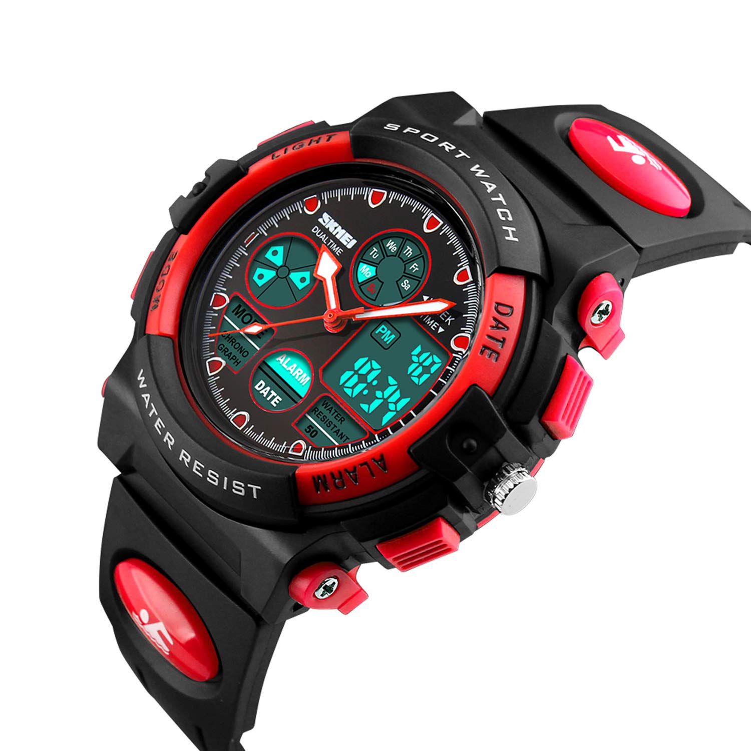 Foto 3 pulgar | Venta Internacional - Reloj Dayllon Boys Digital Sports, 50 M, Resistente Al Agua Con Alarma