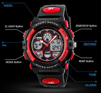 Foto 3 | Venta Internacional - Reloj Dayllon Boys Digital Sports, 50 M, Resistente Al Agua Con Alarma