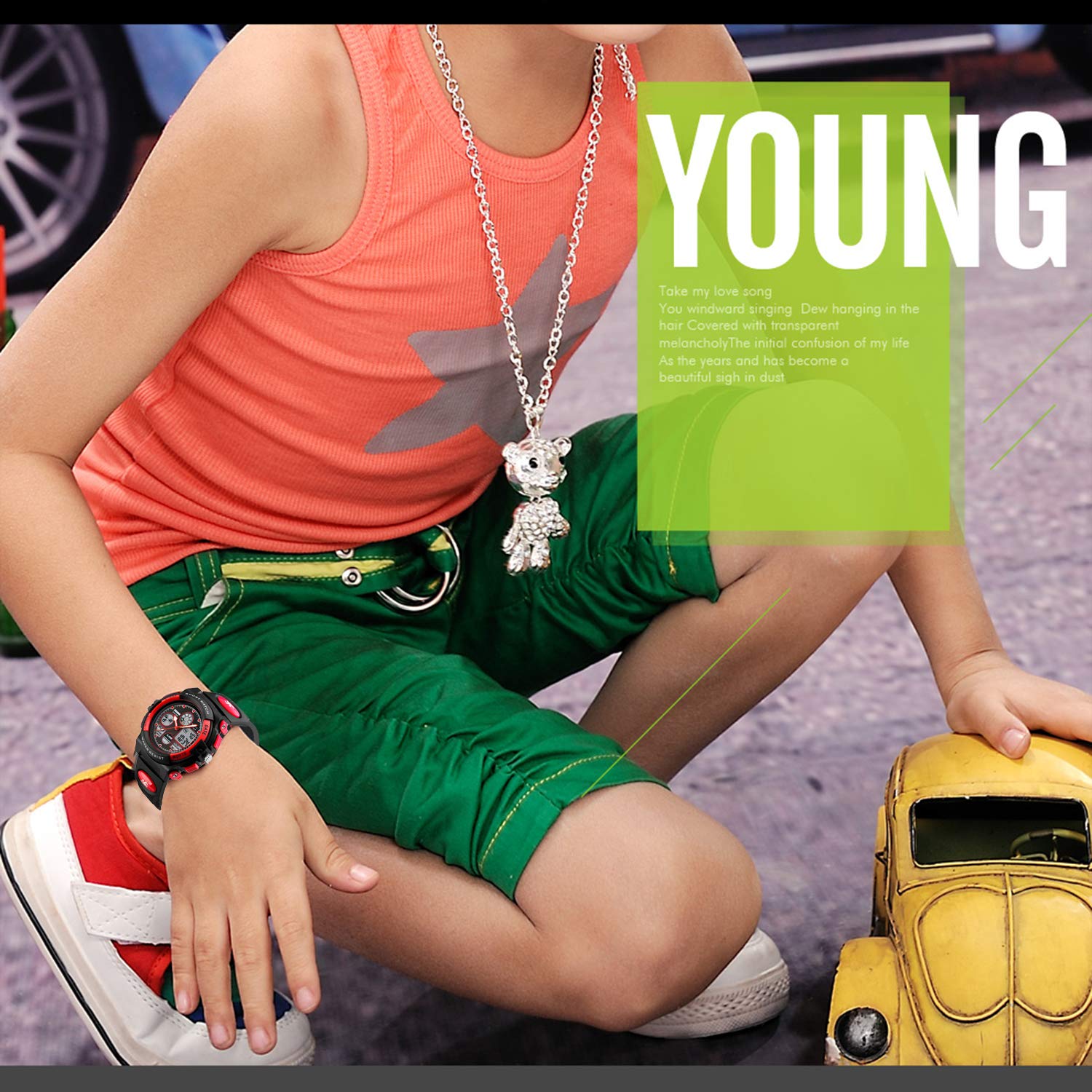 Foto 8 pulgar | Venta Internacional - Reloj Dayllon Boys Digital Sports, 50 M, Resistente Al Agua Con Alarma