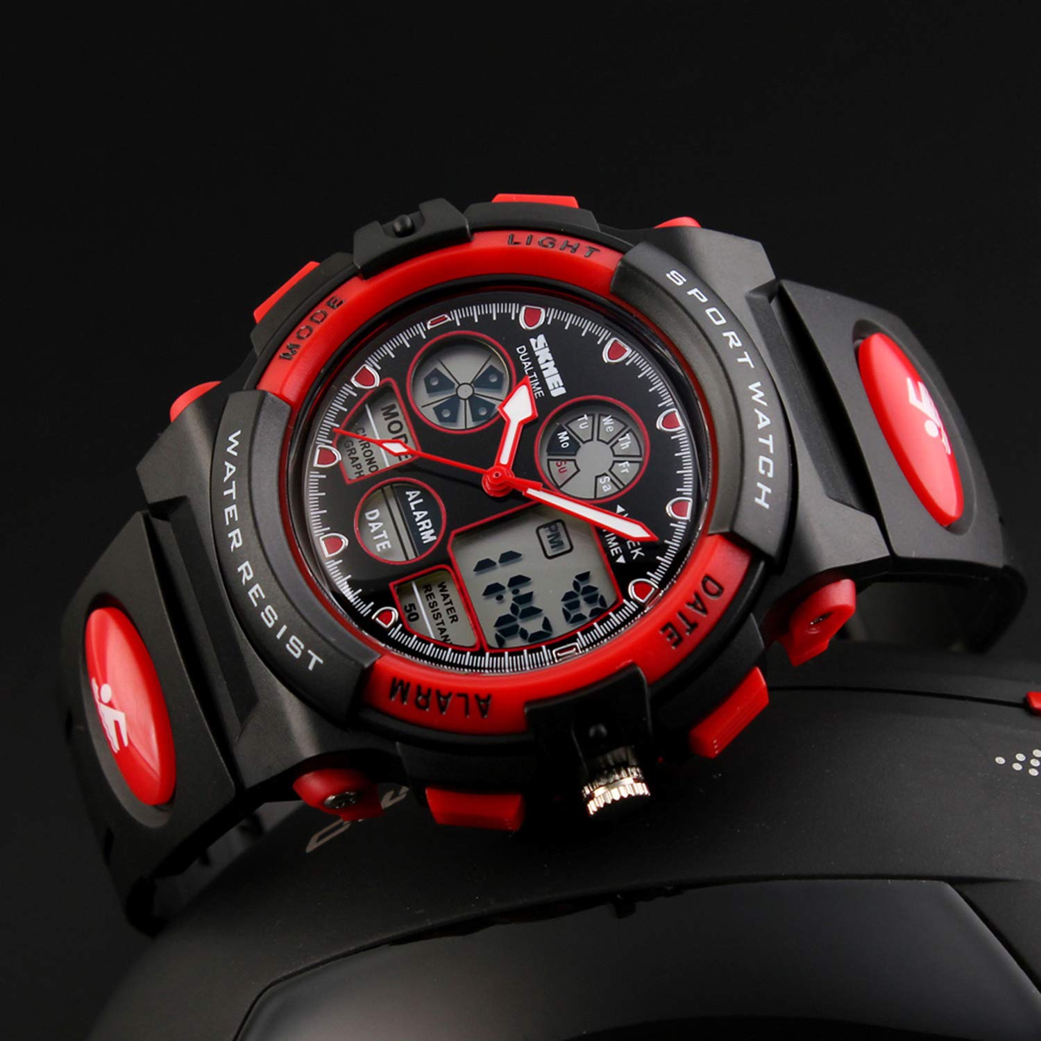 Foto 9 pulgar | Venta Internacional - Reloj Dayllon Boys Digital Sports, 50 M, Resistente Al Agua Con Alarma