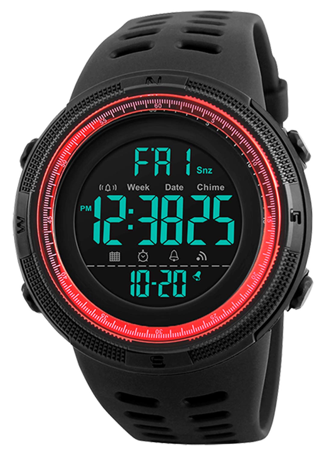 Venta Internacional - Reloj Multifunción Tonnier Outdoor Sports Para Hombre 5atm