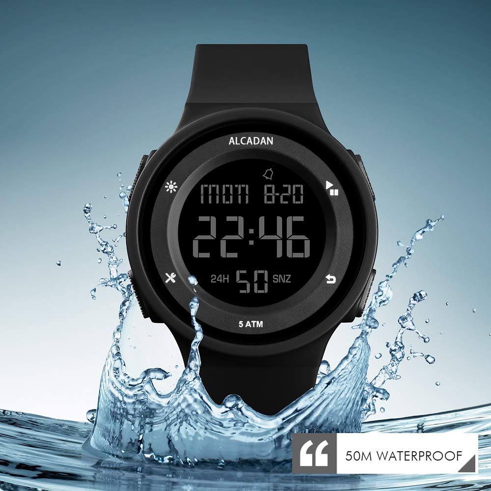 Foto 7 pulgar | Venta Internacional - Reloj Alcadan Digital Waterproof Para Hombre Y Mujer 1445